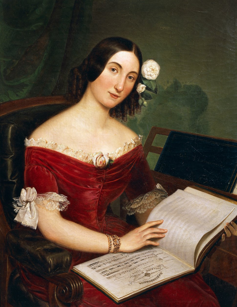 Portret van Giuseppina Strepponi door Italian School