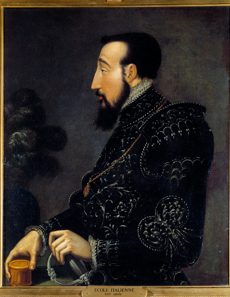 Portret van Hendrik II, koning van Frankrijk door Italian School