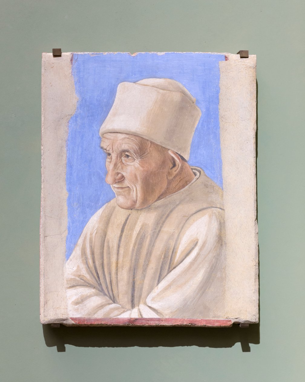 Portret van een oude man, laatste kwart van de 15e eeuw door Italian School