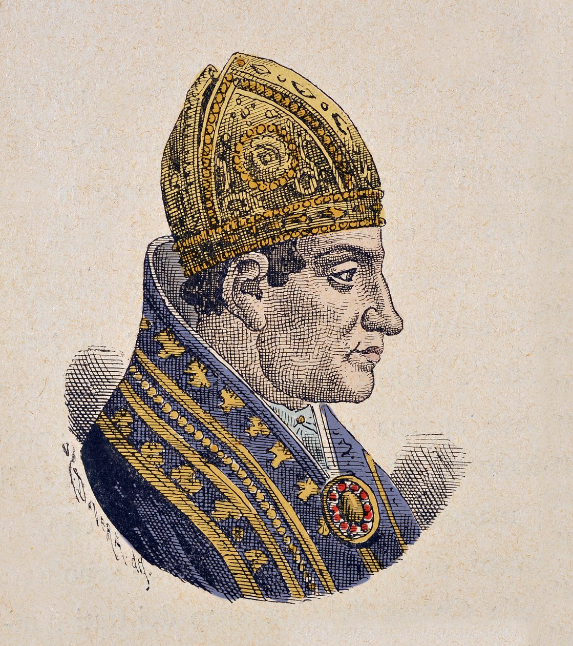 Portret van Antipaus Johannes XXIII (1410-1415) door Italian School