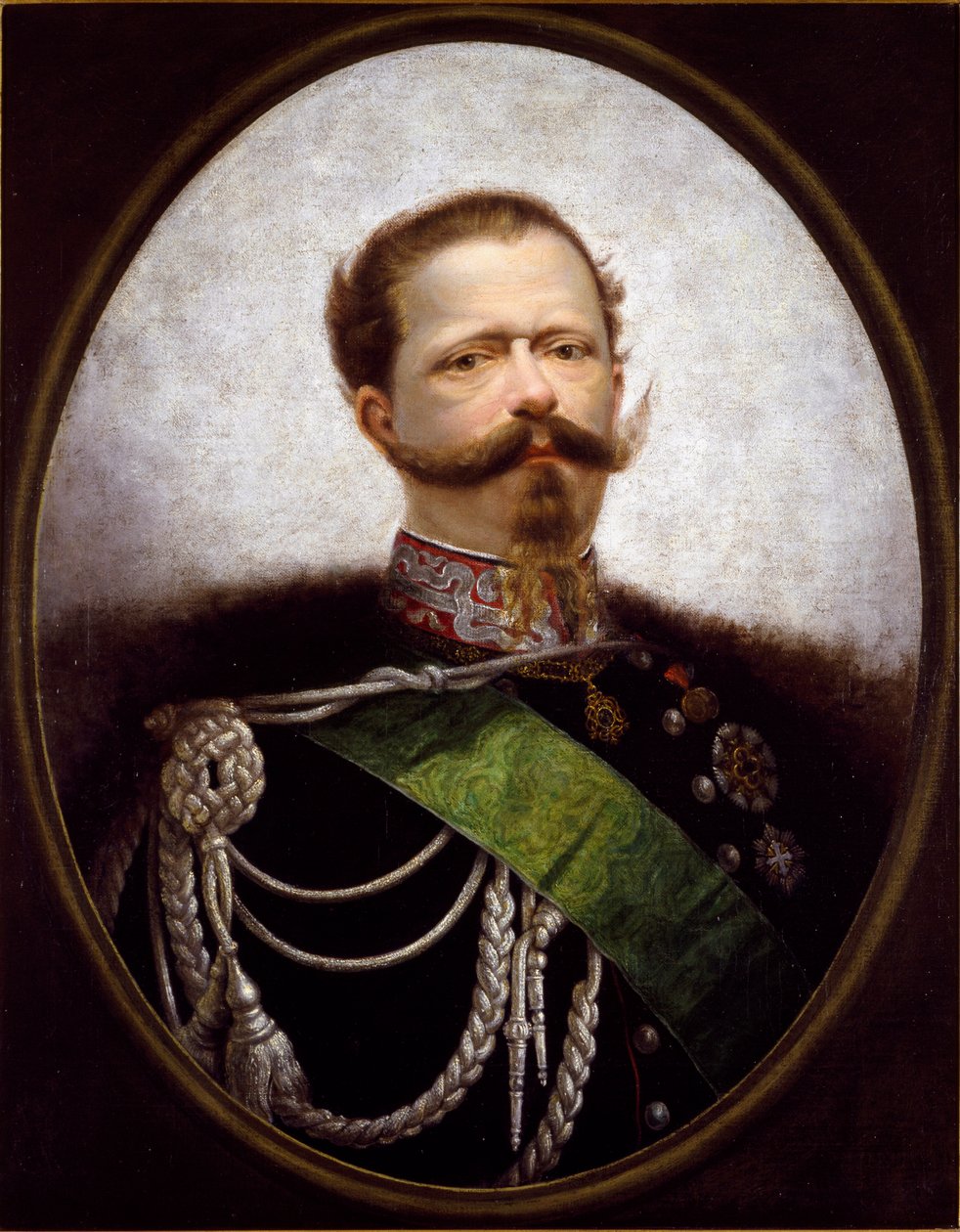 Portret van koning Victor Emanuel II van Italië door Italian School