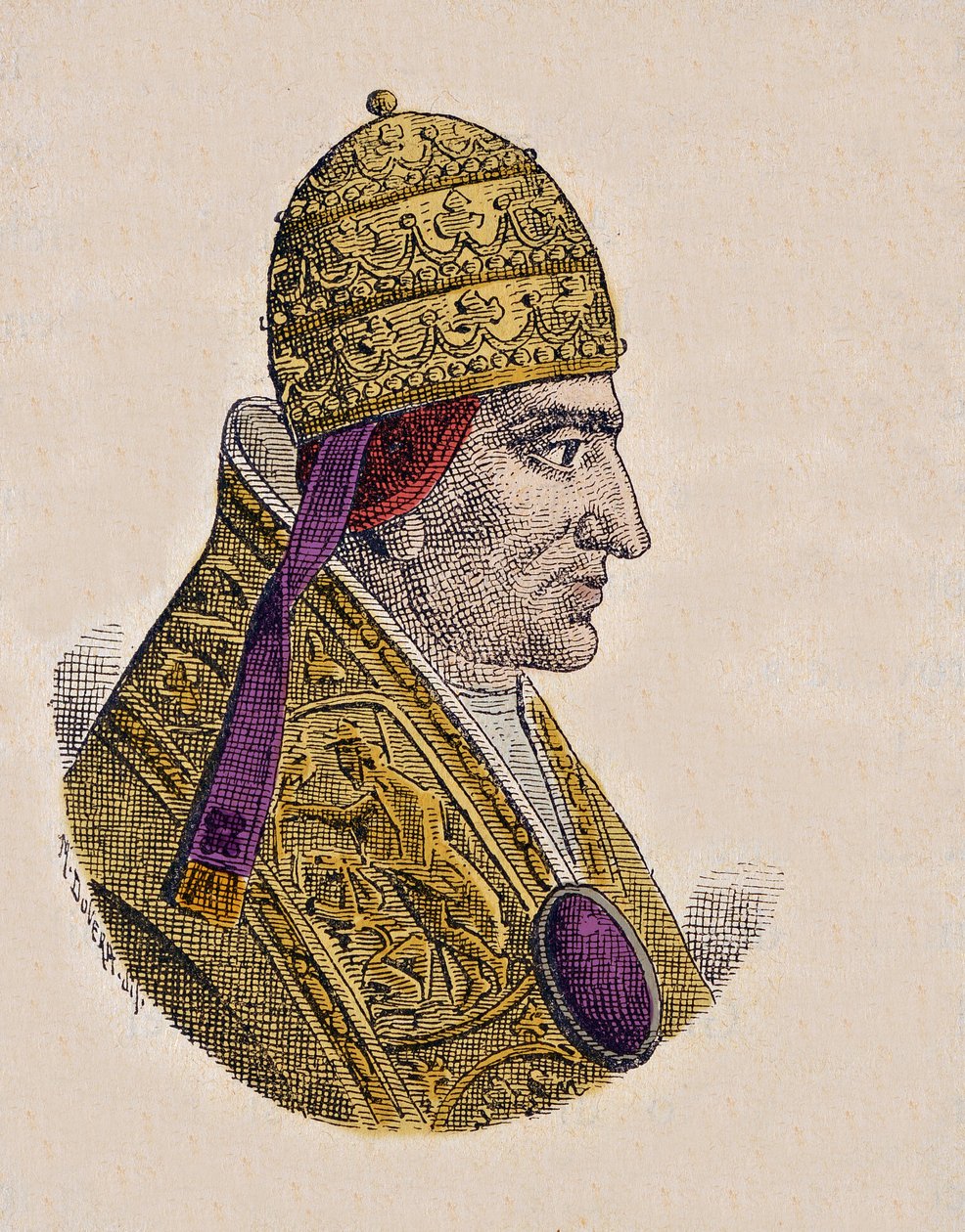 Portret van Paus Clemens II (1046-1047) door Italian School