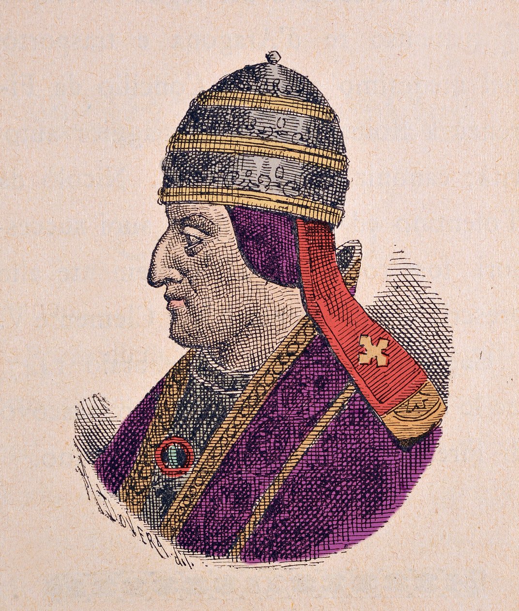 Portret van paus Eugenius IV (1431-1447) door Italian School