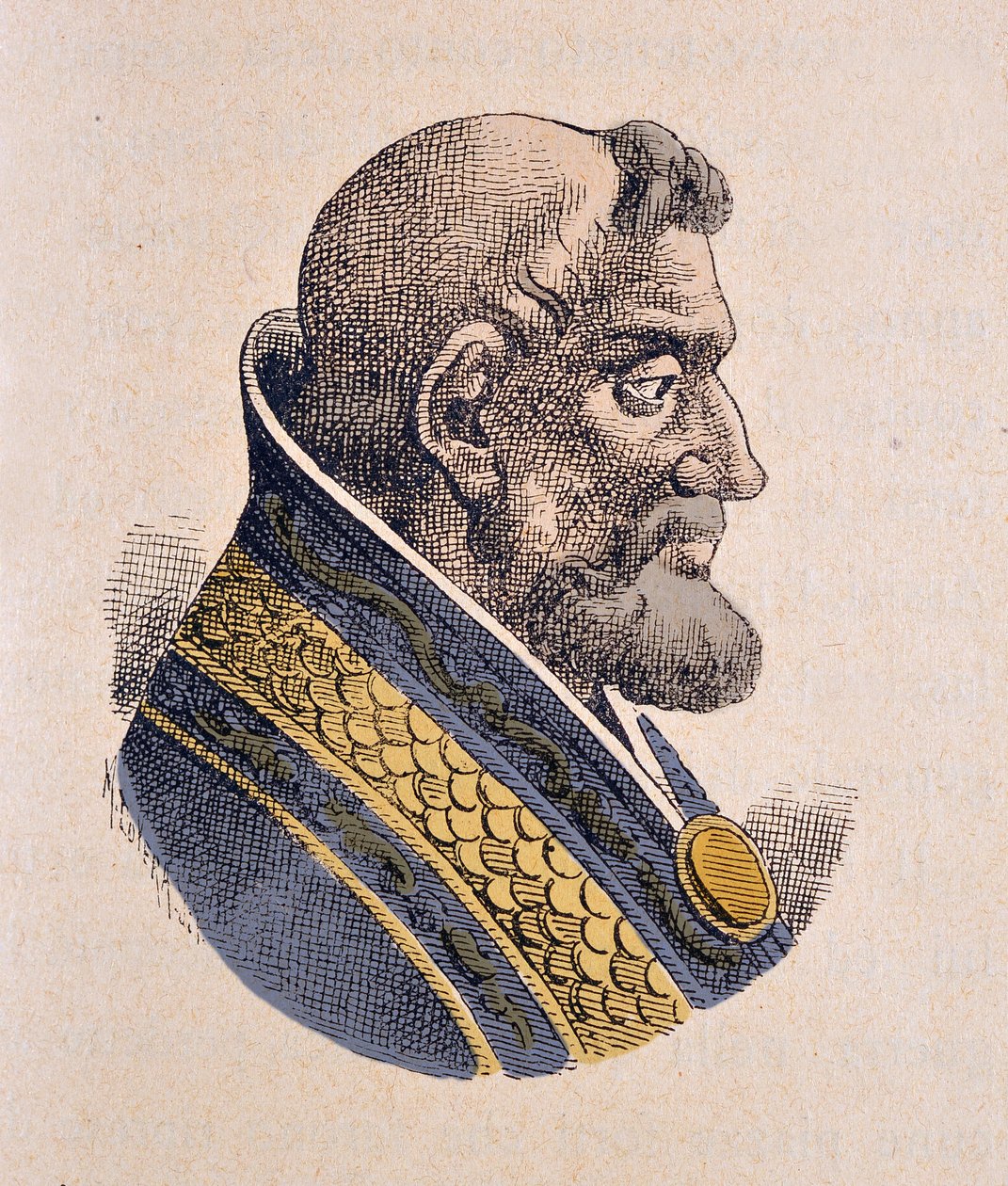 Portret van paus Honorius III (1216-1227) door Italian School