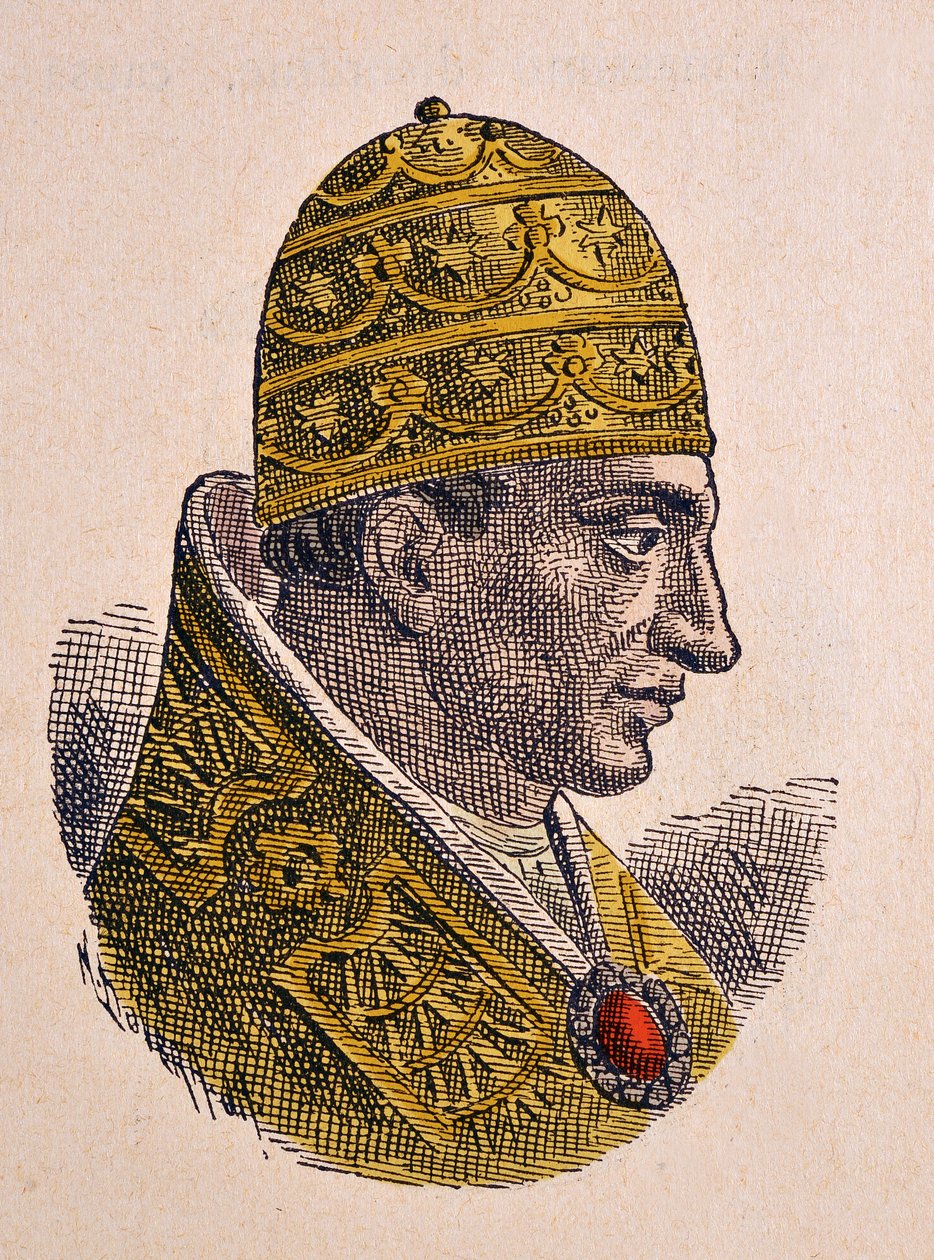 Portret van Paus Johannes X (914-928) door Italian School