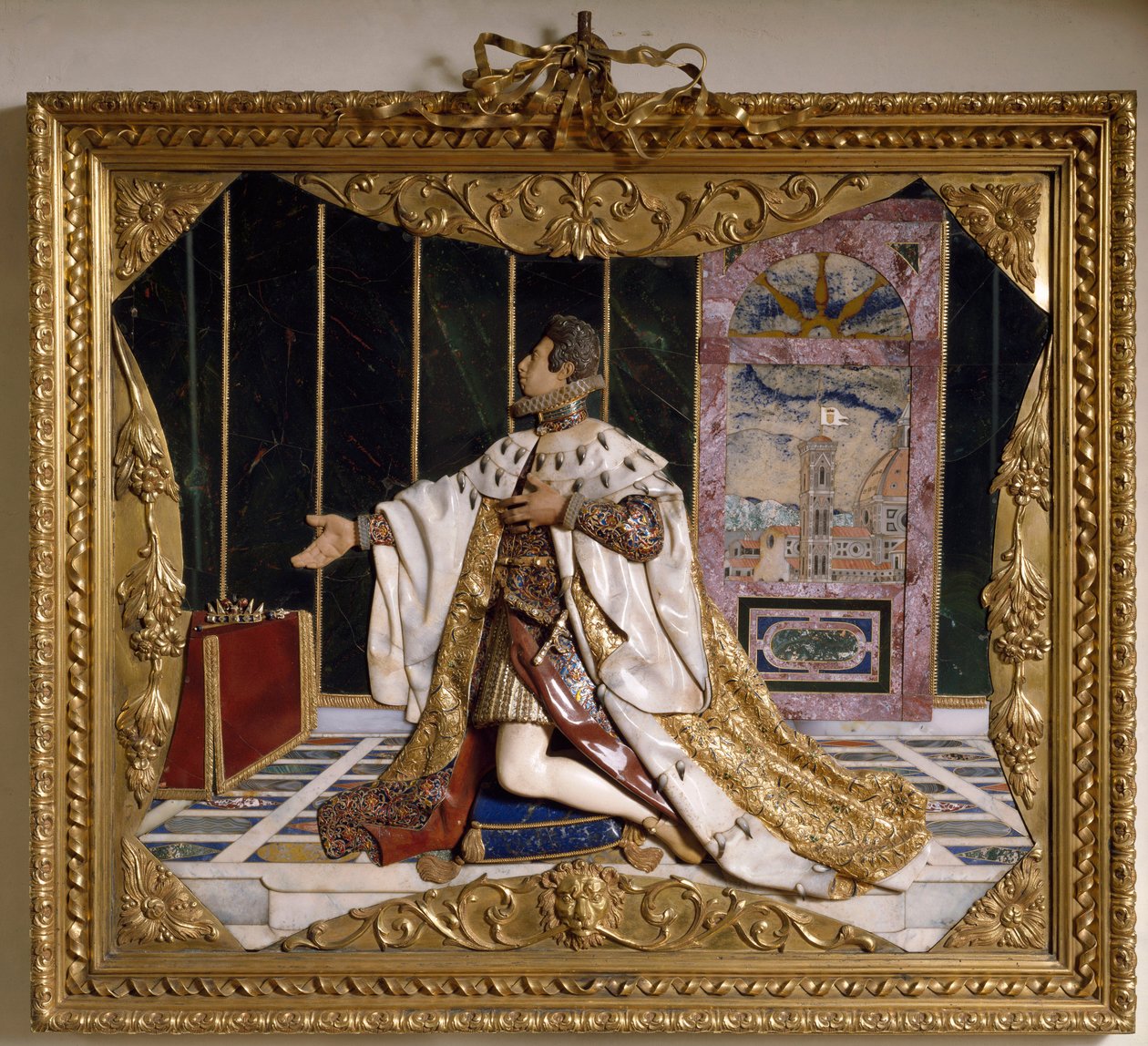 Voorstelling van Cosimo II de Medici, Groothertog van Toscane door Italian School