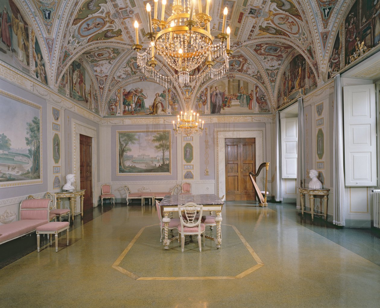 De Ontvangstruimte (fresco