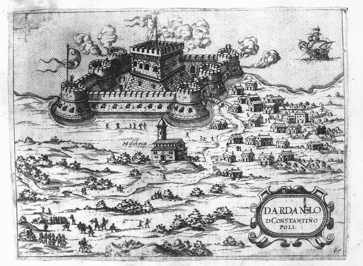 Het fort in Constantinopel door Italian School
