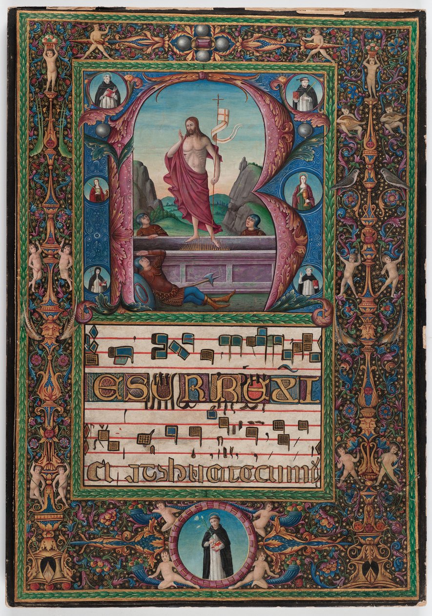 De opstanding, Noord-Italië, ca. 1500 door Italian School