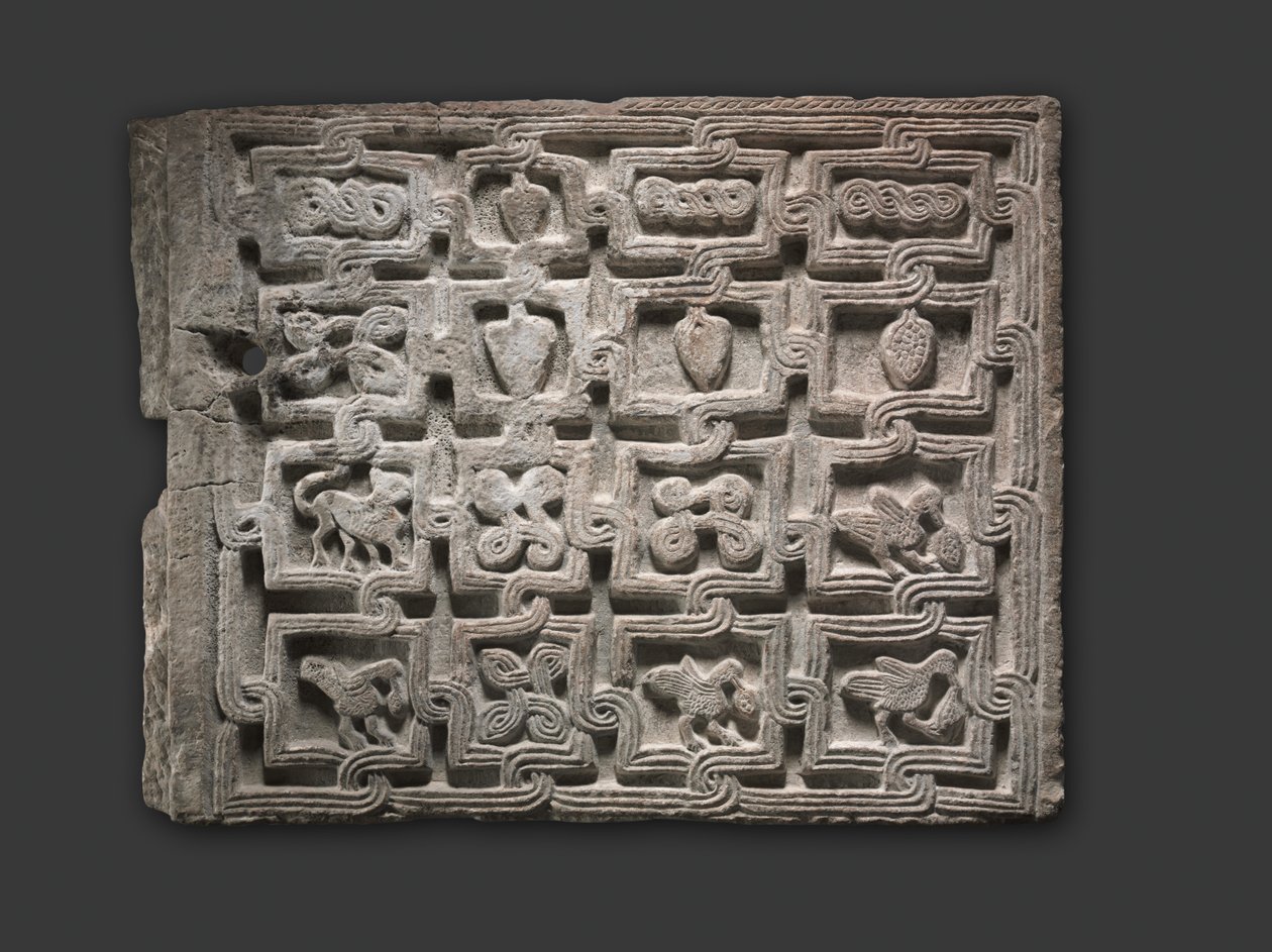Transenna paneel, Lombardisch, 700-800 door Italian School