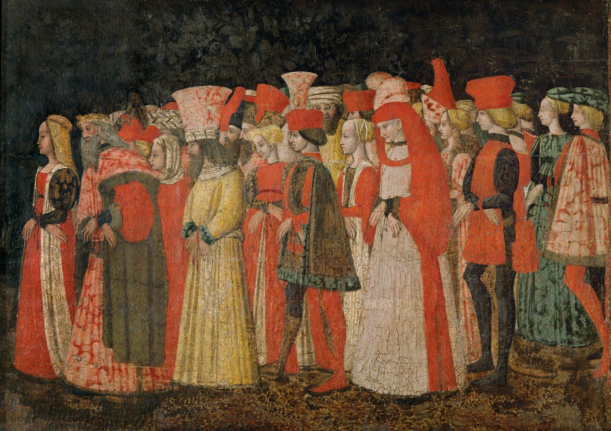 Triomf van de liefde Tempera op (tempera op hout) door Italian School