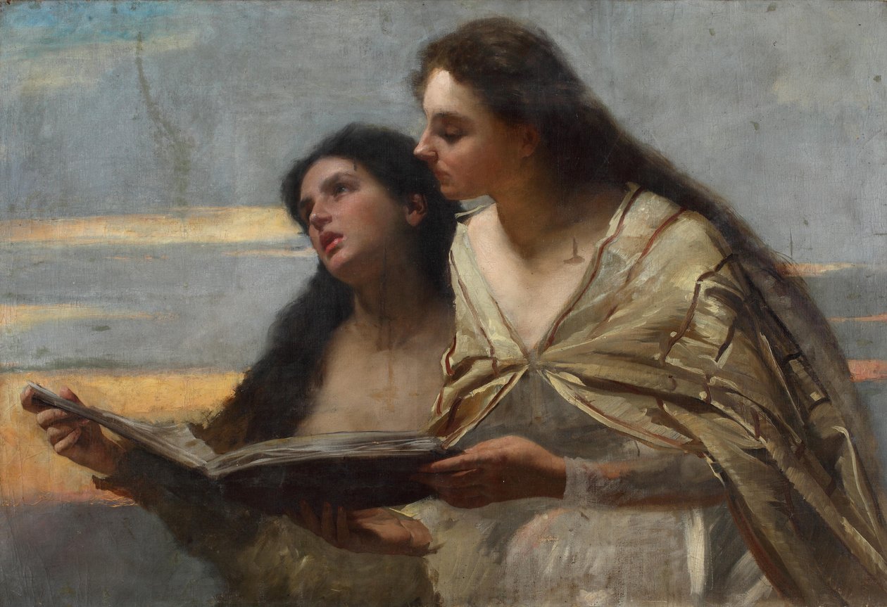 Twee vrouwen door Ivan Tišov