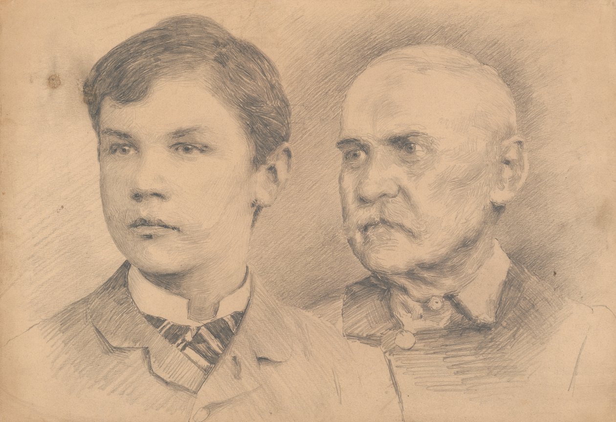 Dubbelportret door Ivan Zabota