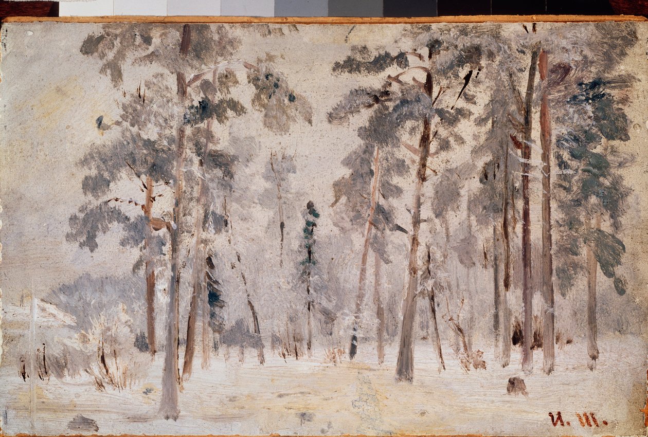 Vorst door Ivan Ivanovich Shishkin