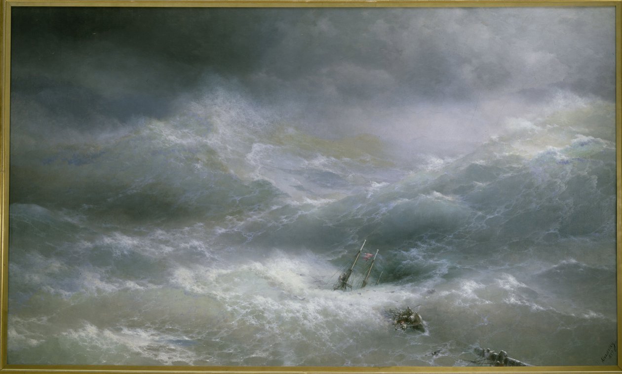 De golf door Ivan Konstantinovich Aivazovsky