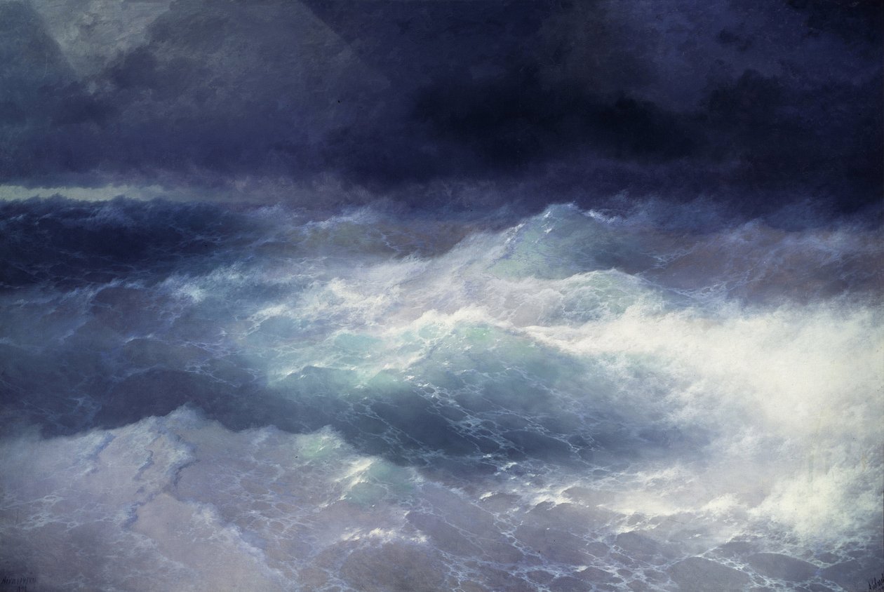 Tussen de golven door Ivan Konstantinovich Alvazosky