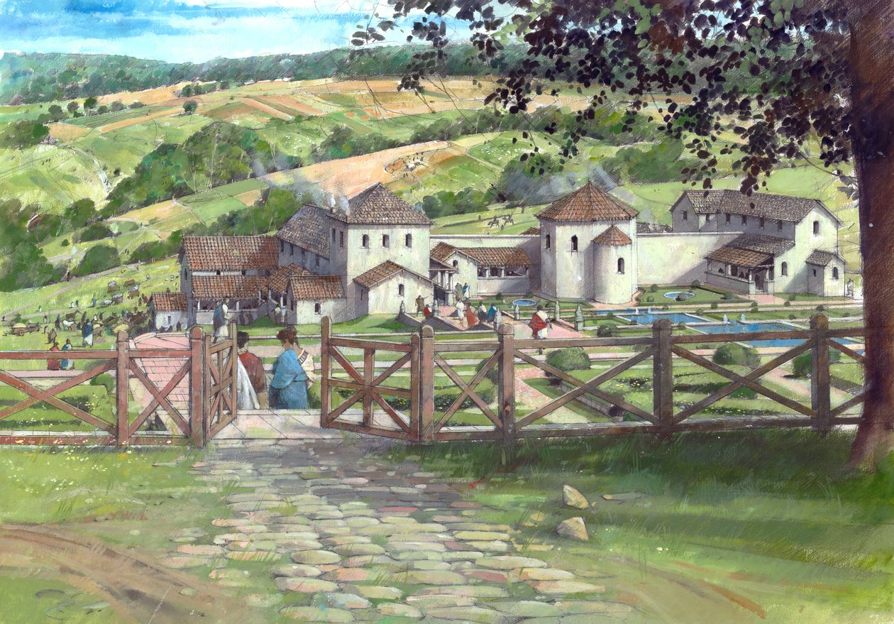 Grote Witcombe Romeinse Villa door Ivan Lapper