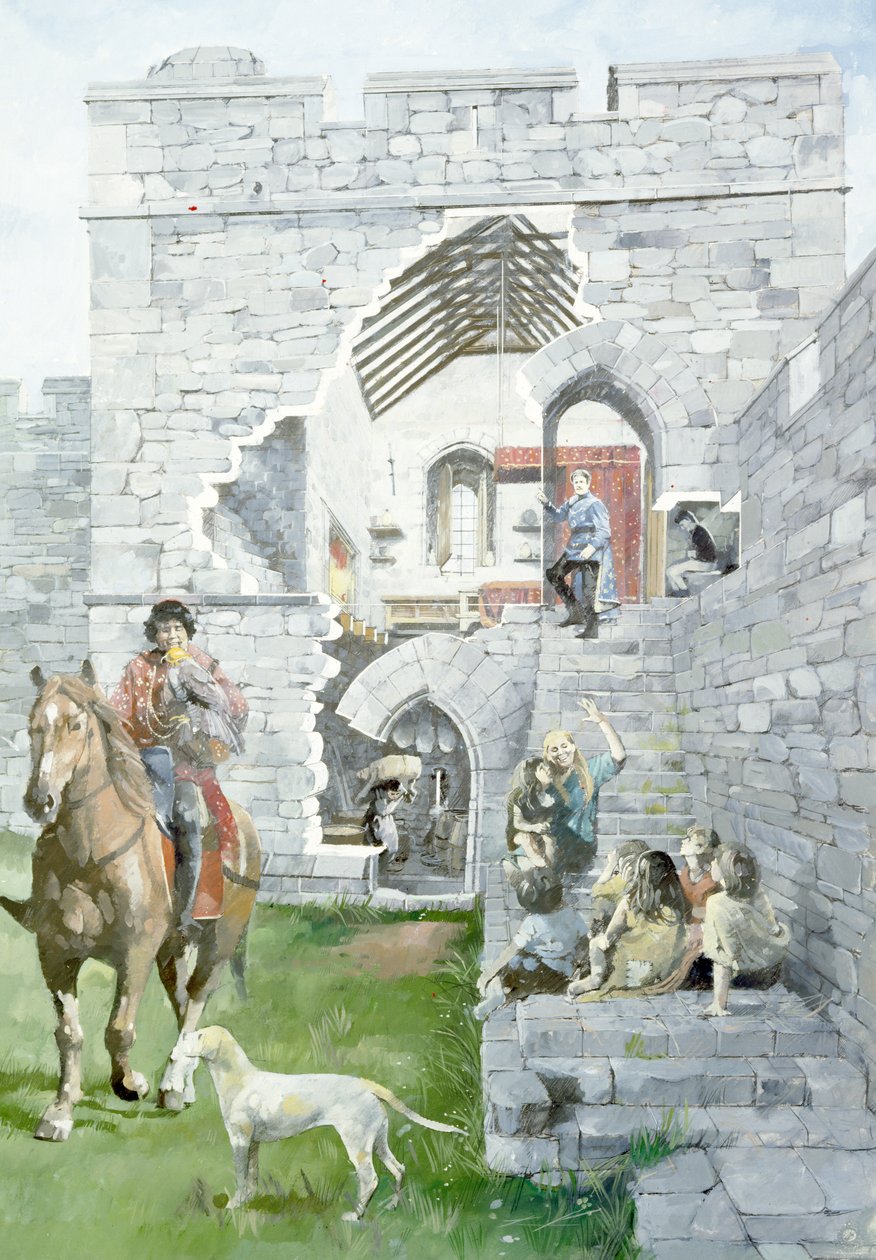 Kasteel Pickering door Ivan Lapper