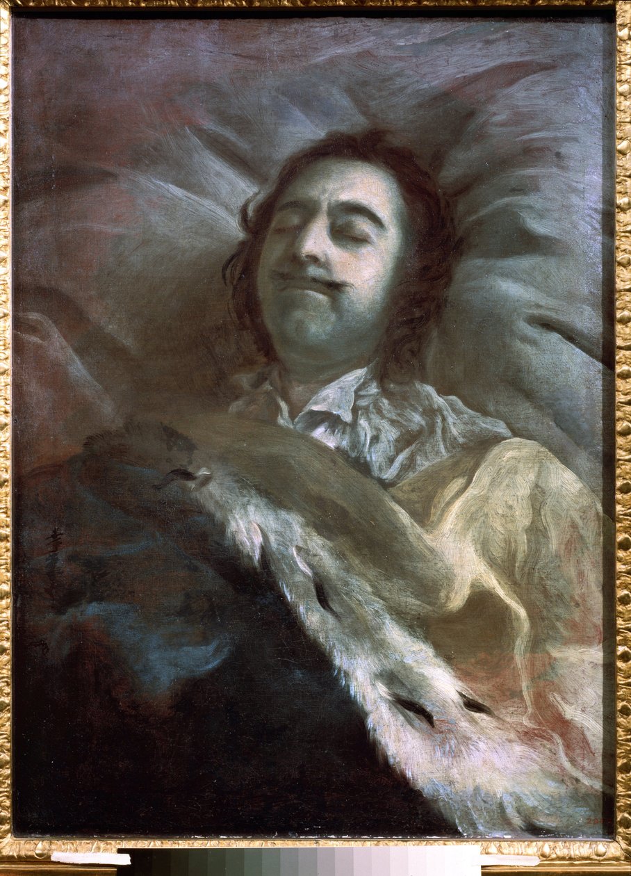 Peter I de Grote op zijn sterfbed door Ivan Nikitich Nikitin