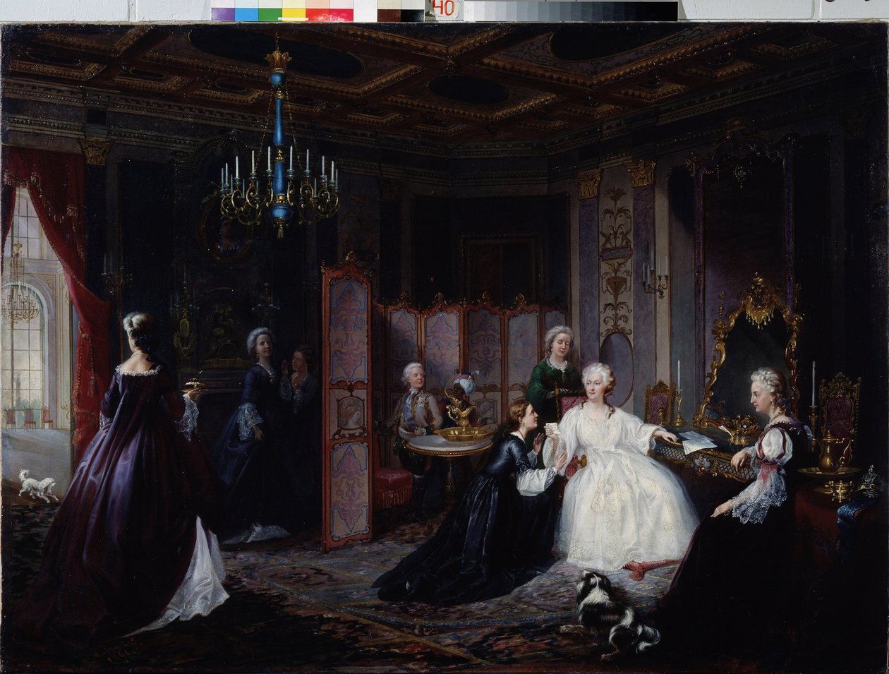 Keizerin Catharina de Grote door Ivan Osipovich Miodushevsky