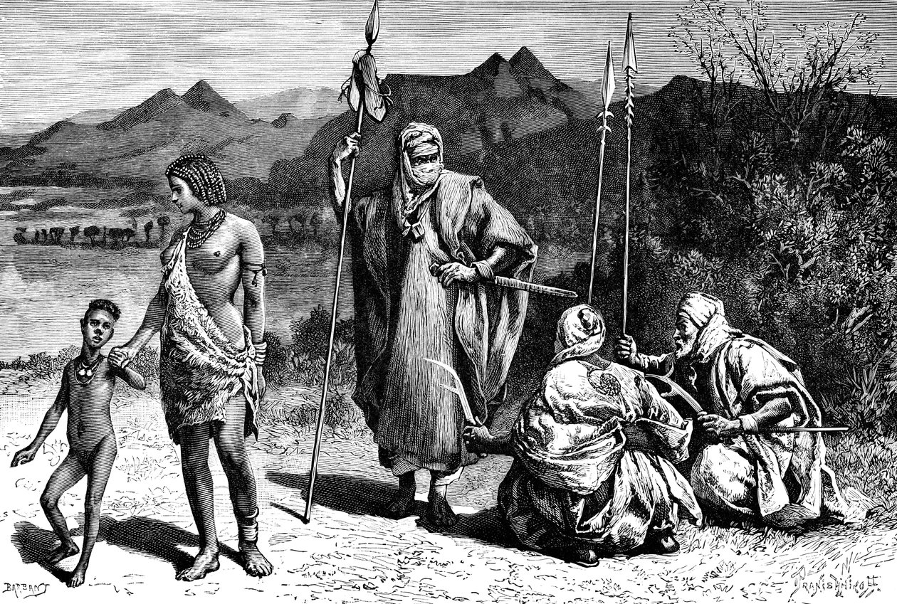 Een groep Tibbus, Noord-Afrika, 1895 door Ivan Pranishnikoff