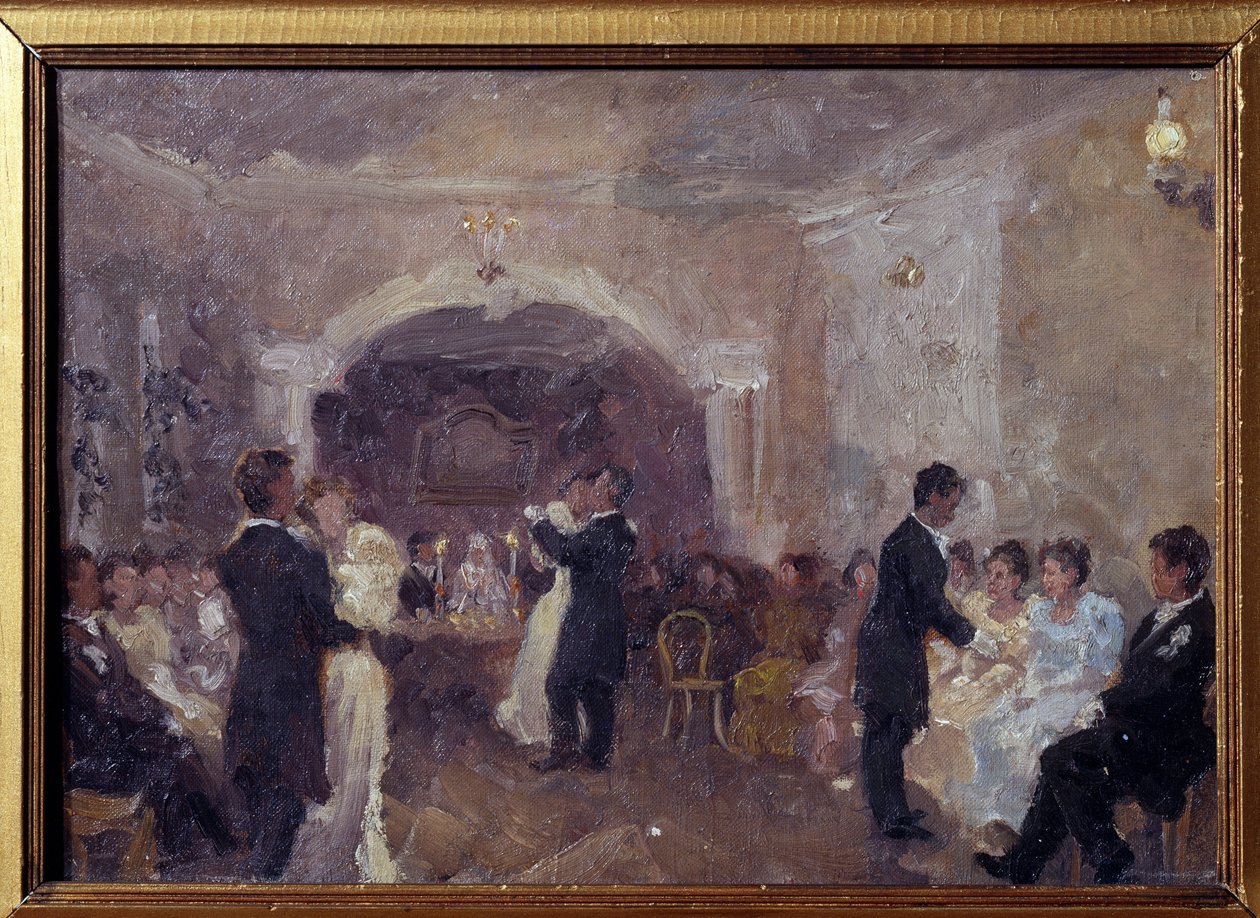 Het bal van de kooplieden door Ivan Semyonovich Kulikov