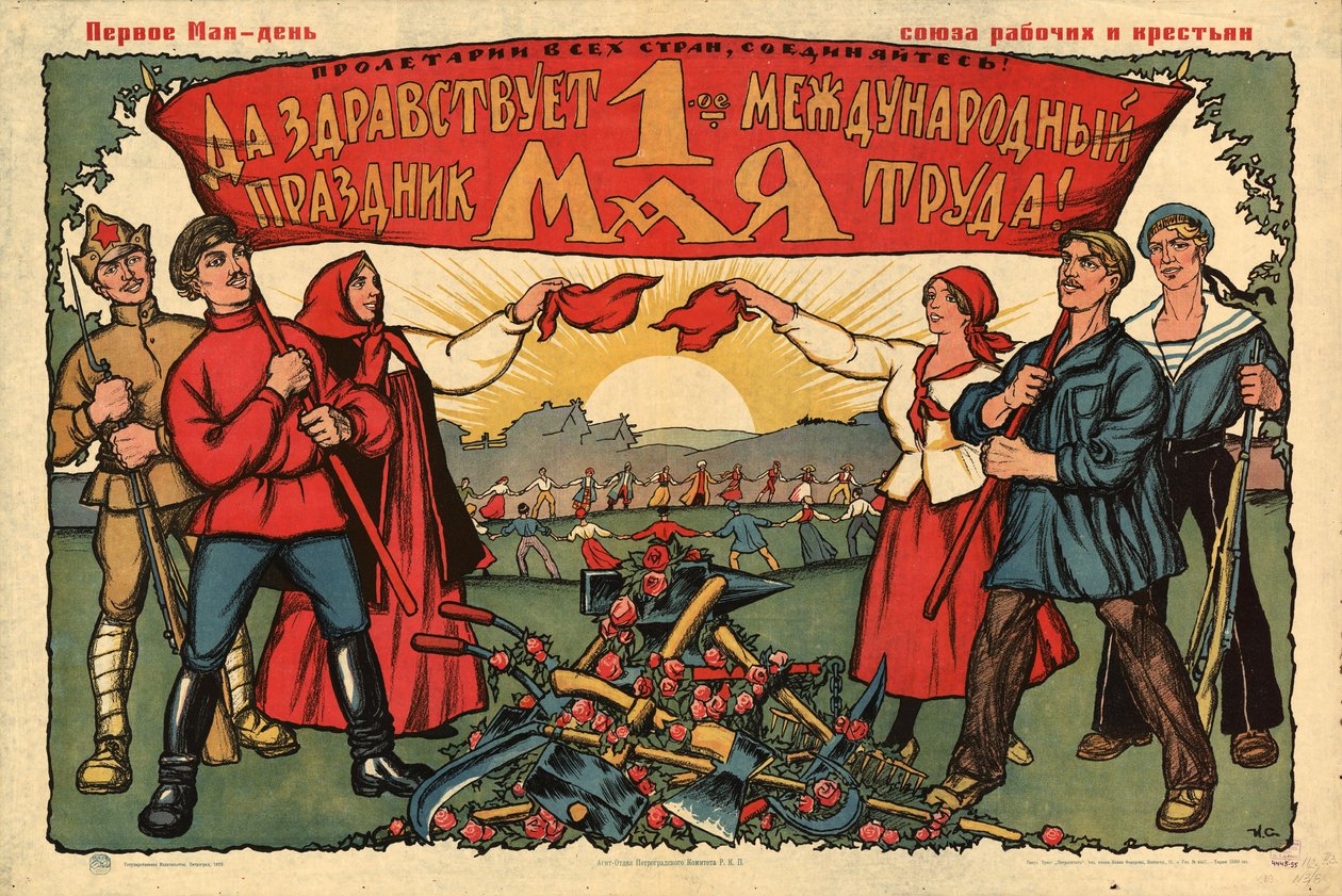 Leve de 1e mei, 1923 door Ivan Vasilievich Simakov