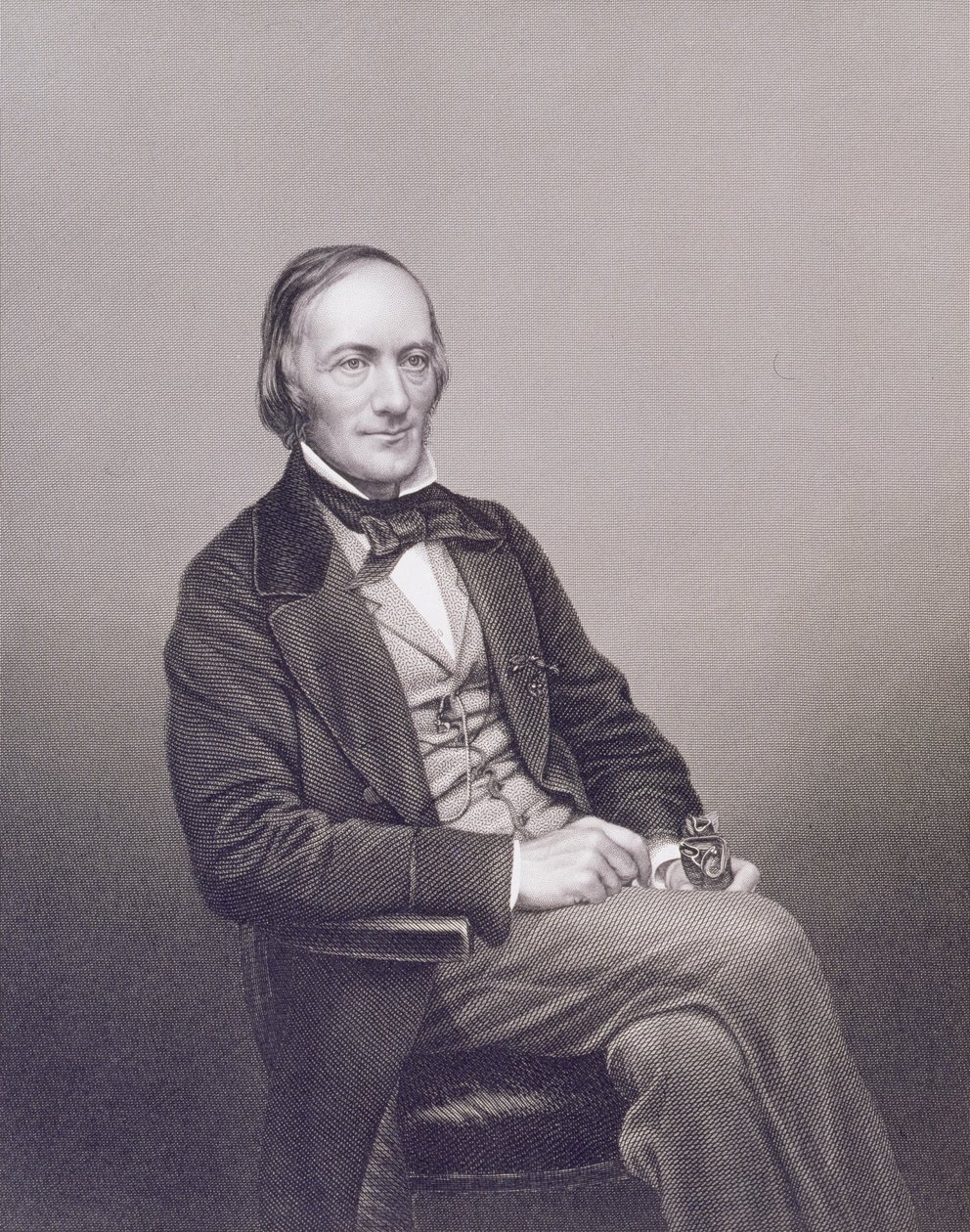 Professor Owen, uit The Drawing-Room Portrait Gallery of Eminent Personages, 1861 door J. and C. Watkins