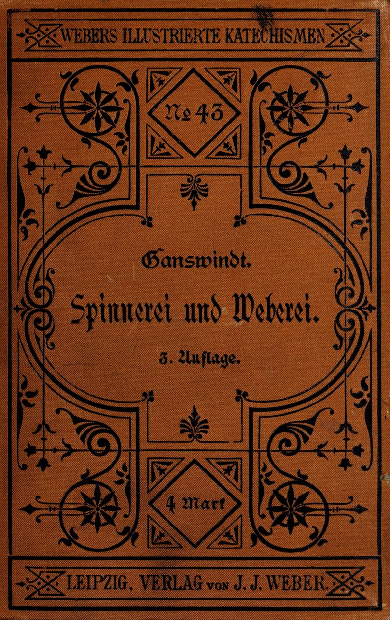 Omslag van nr. 43 uit de serie Webers Illustrierte Katechismen door J. J. Weber