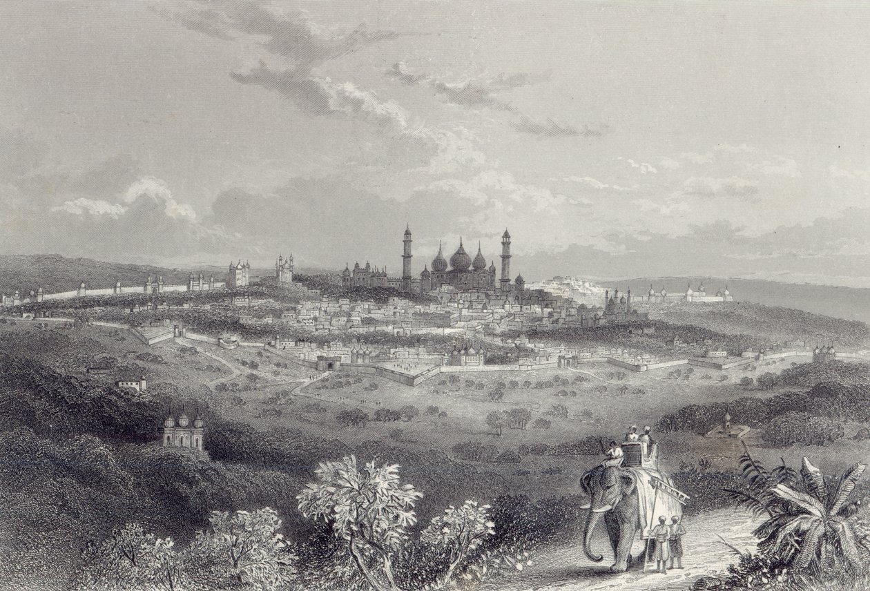 Delhi, gegraveerd door Edward Paxman Brandard (1819-98) c.1860 door John Ramage
