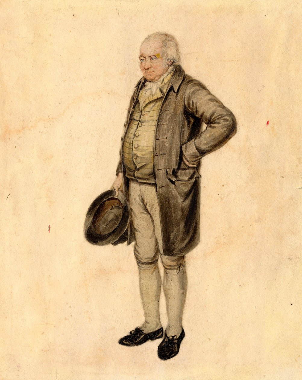 Portret van Mr Bewick, Houtsnijder door J. Richardson