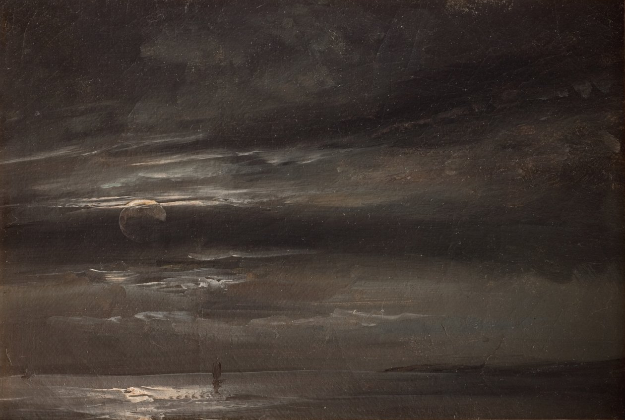 Maanlicht over de Zee door Johan Christian Dahl