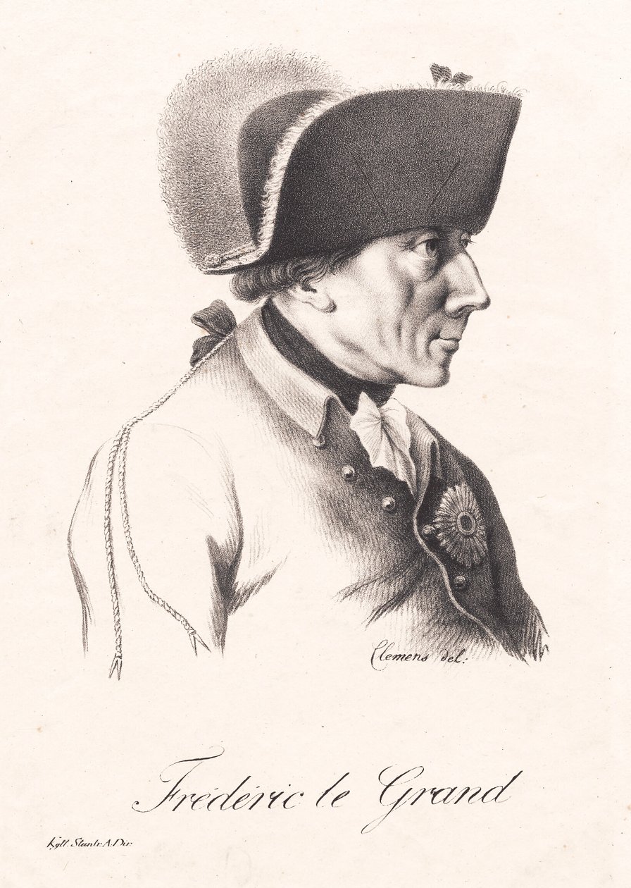 Frederik de Grote door J.F. Clemens