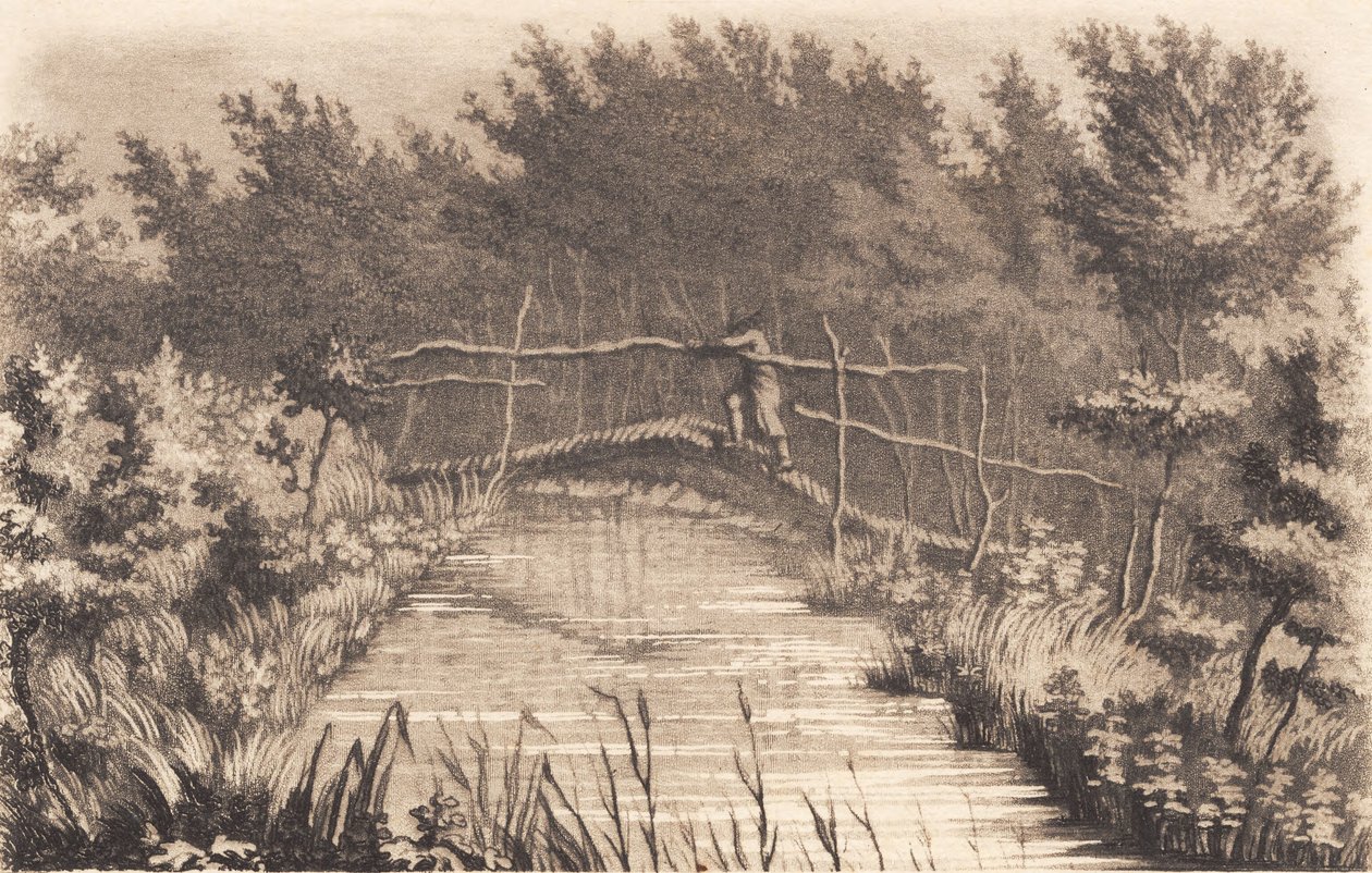 De tuin van Sanderumgaard door J.F. Clemens