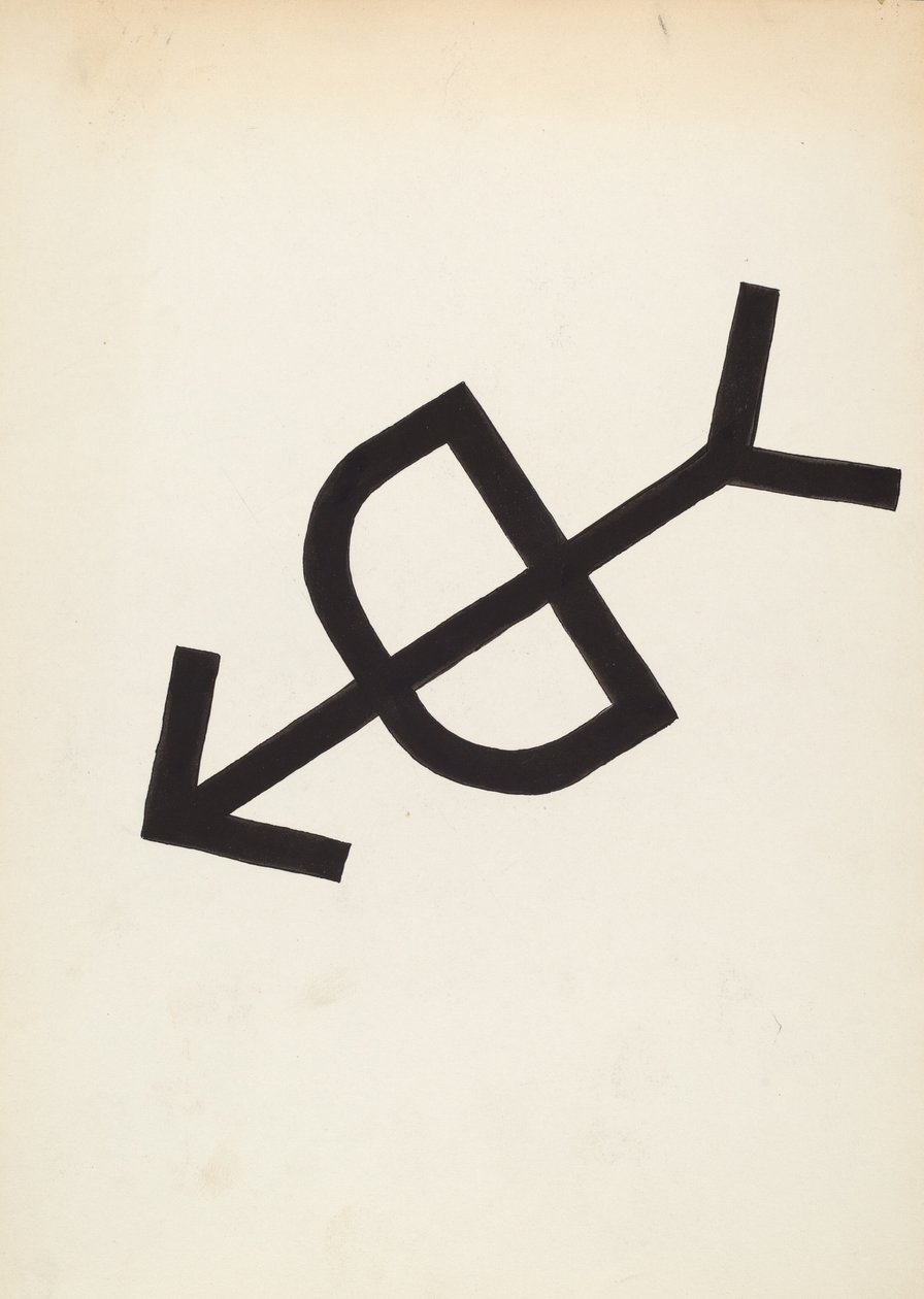 Vee brandmerk door J.Henry Marley