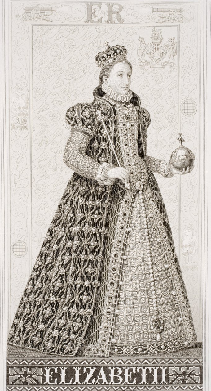 Koningin Elizabeth I uit 