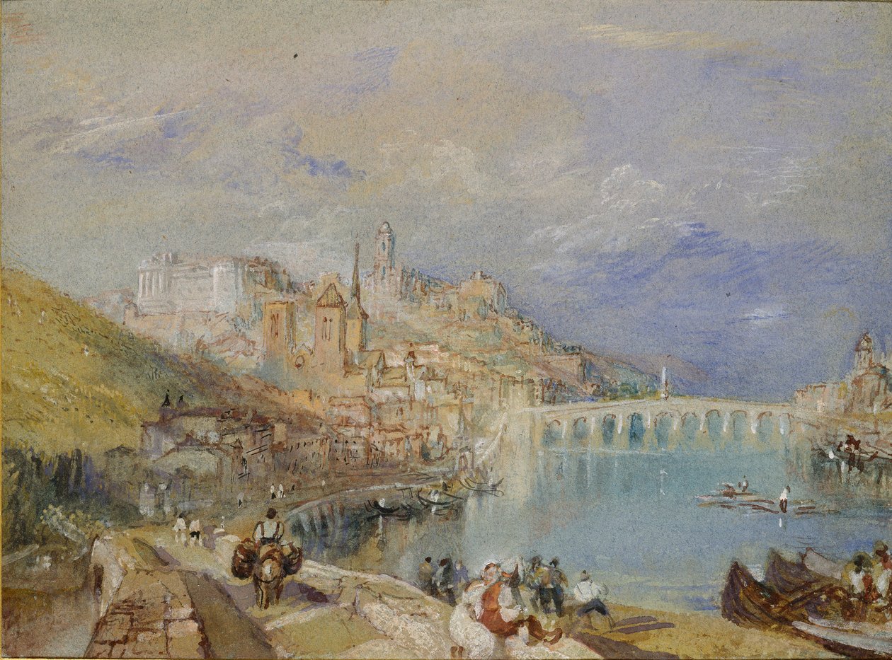 Blois, ca. 1830 door Joseph Mallord William Turner