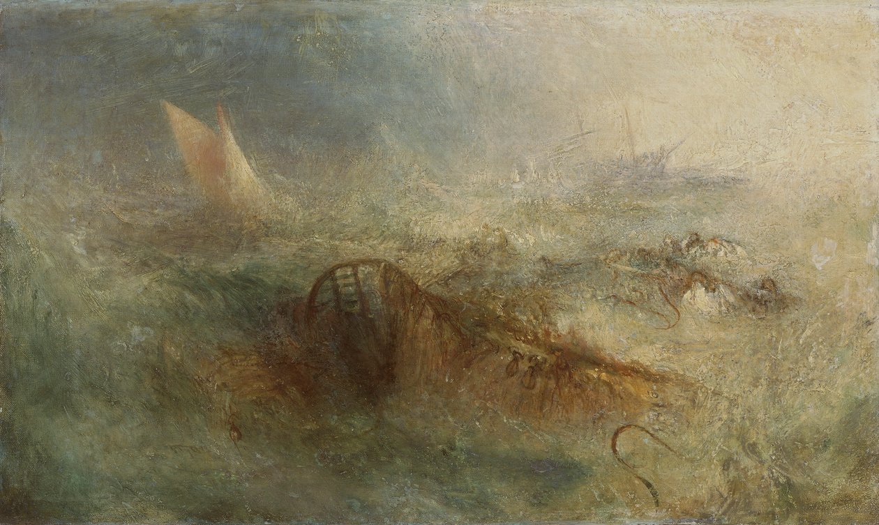 De storm, 1840-45 door Joseph Mallord William Turner