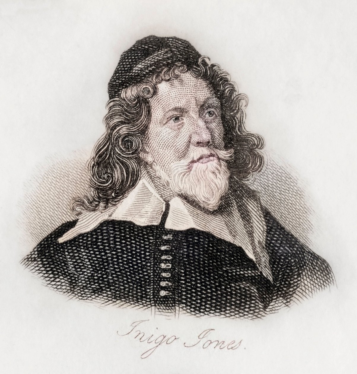Inigo Jones (gravure) door J.W. Cook