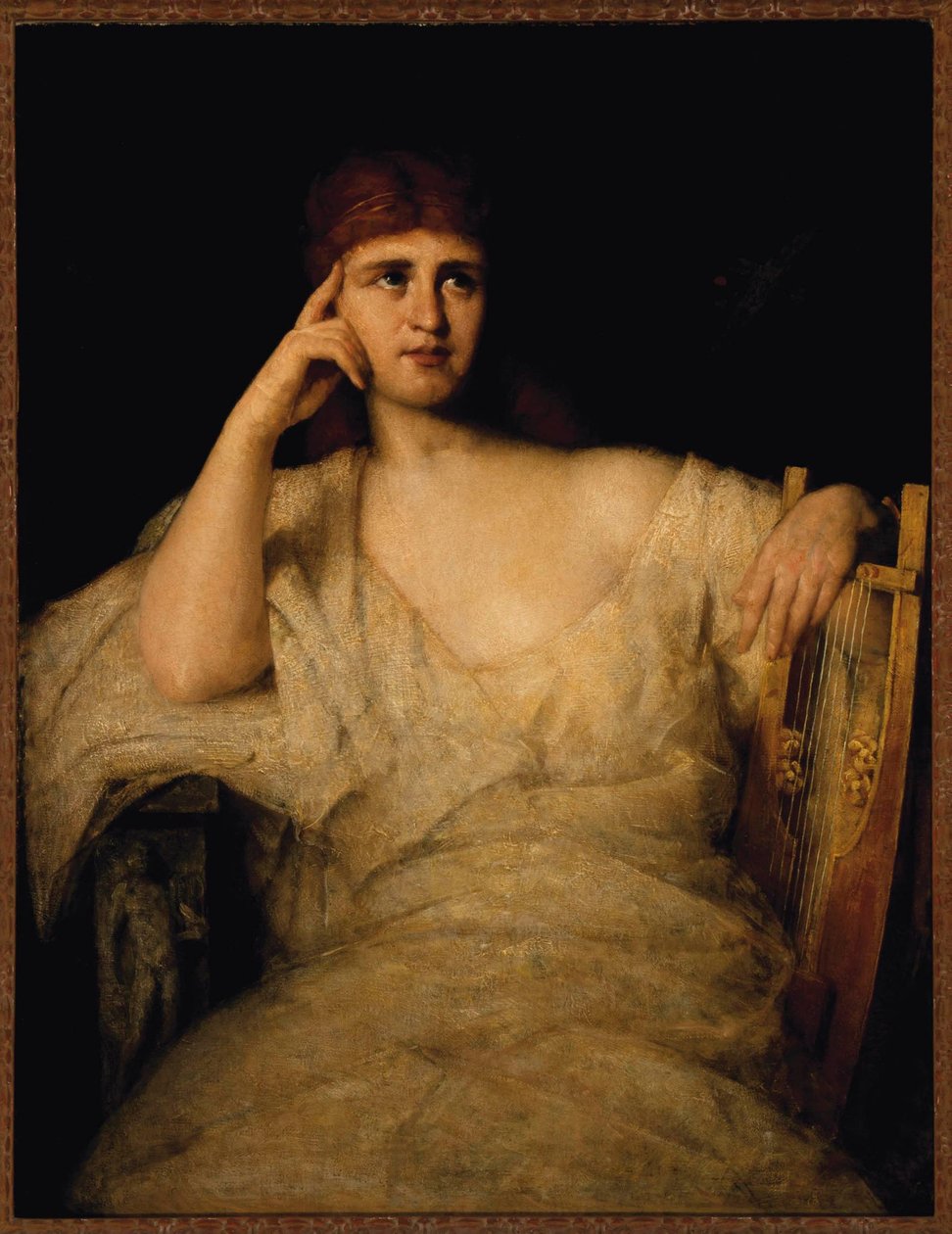 De muze van muziek door J. Alden Weir