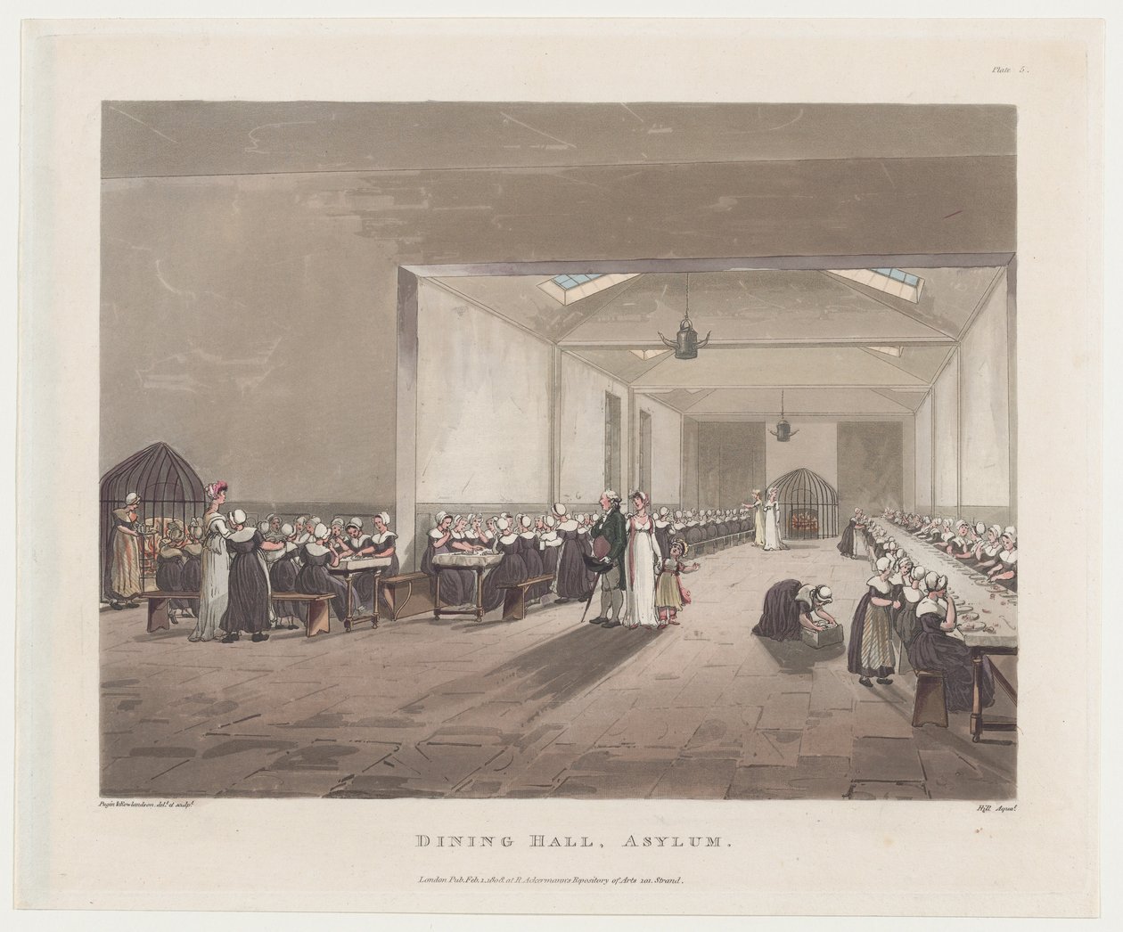 Eetzaal, Asiel door J. Bluck