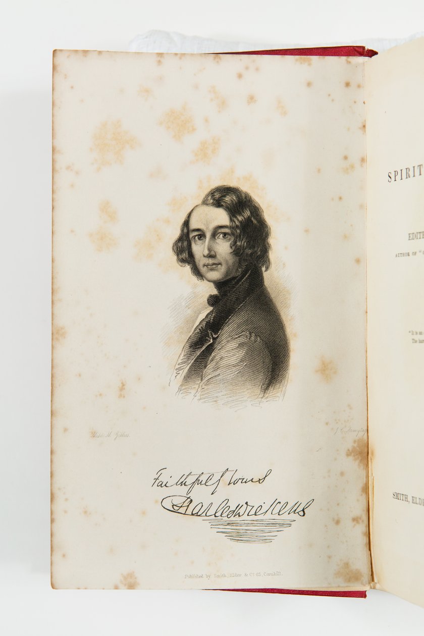 Gravure van Charles Dickens in A New Spirit of the Age 1844 door J. C. Armytage