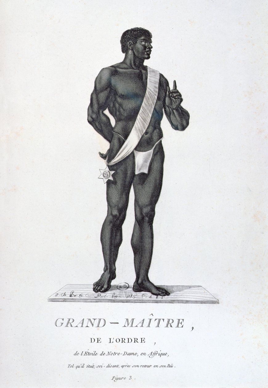 Grootmeester van de Orde van de Ster van Notre-Dame, in het kostuum van zijn land, uit 