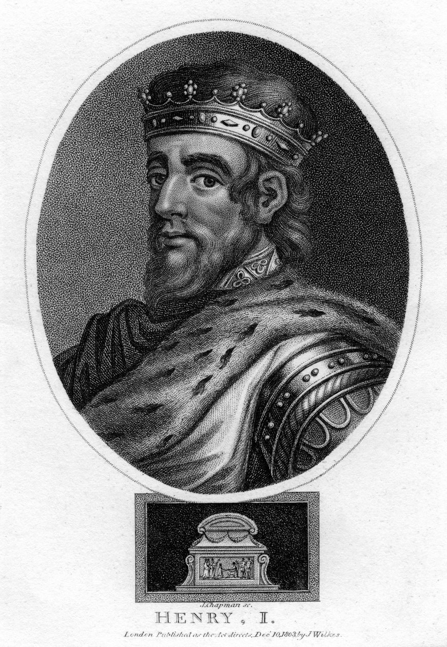Hendrik I, Koning van Engeland, 1803 door J. Chapman