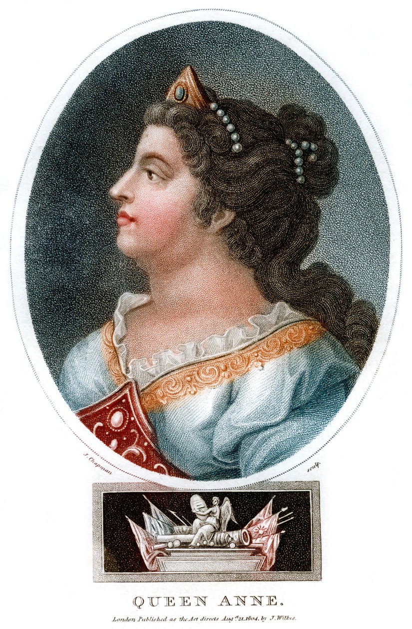 Koningin Anne 1665-1714, 1804 door J. Chapman