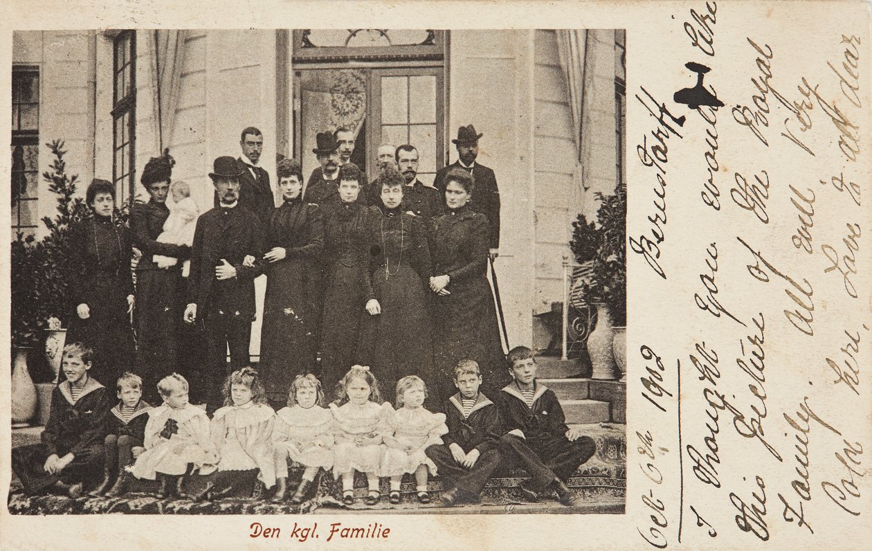 De Deense koninklijke familie door J. Peterson and Co