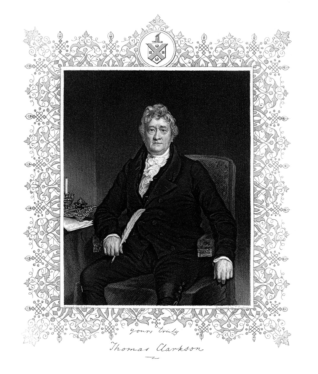 Thomas Clarkson, Engelse politicus en anti-slavernij activist, 19e eeuw door J. Cochran