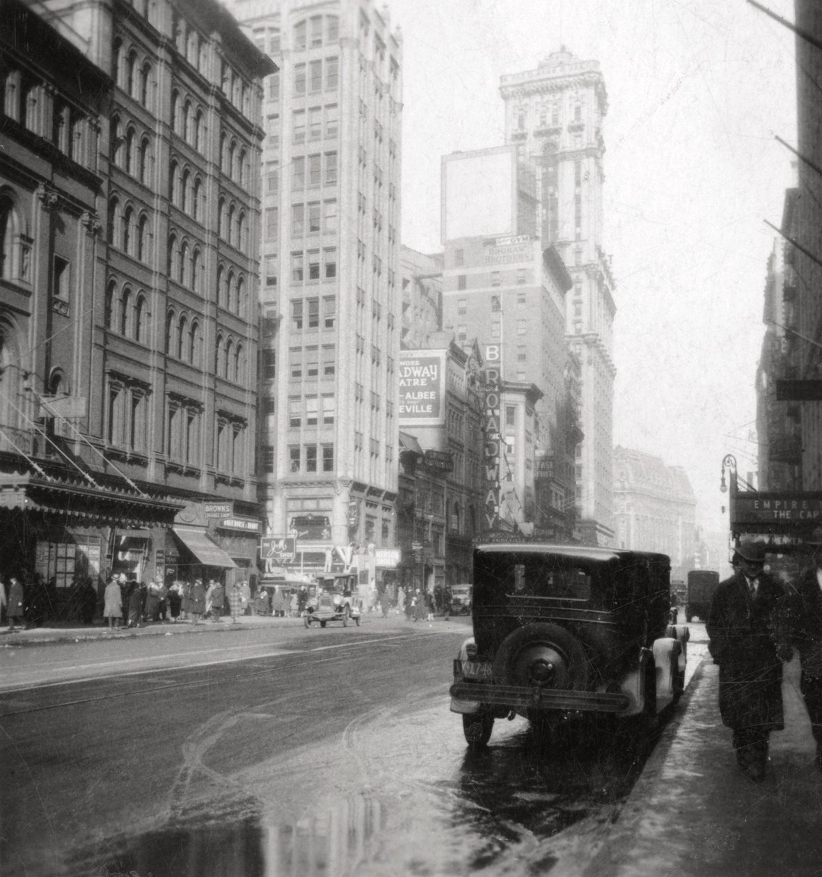 Broadway en het Times-gebouw, New York City, VS, 20e eeuw door J. Dearden Holmes