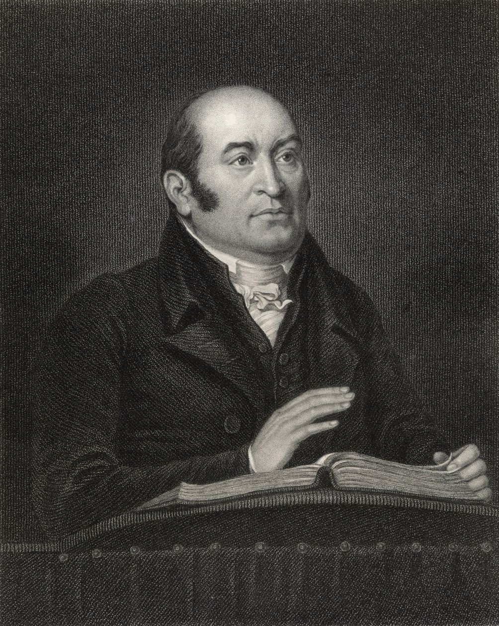 Robert Hall, gegraveerd door Samuel Freeman (1773-1857) uit 