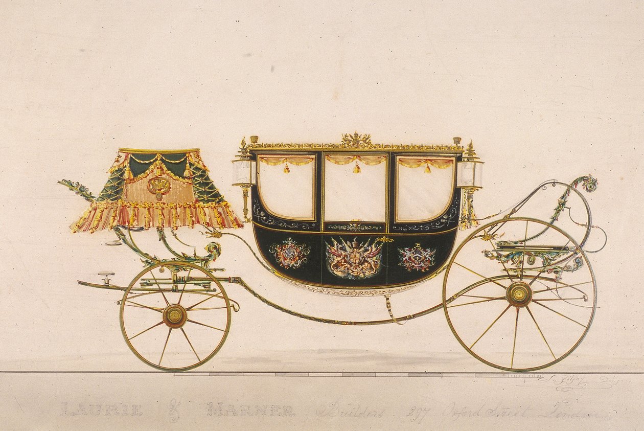 Stadskoets van burgemeester William Hunter, 1851 door J Gilfoy